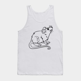 Stick figure mouse Tank Top